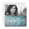 Urban & Hip Tattoo Blue Grunge & Zebra Invite