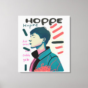 Urban Hope - Abstract Portrait Illustration Canvas Print