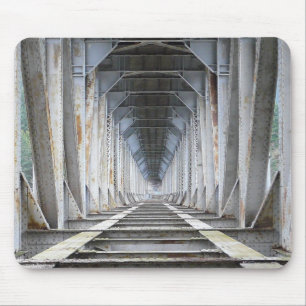 Urban Industrial Vortex Mouse Pad