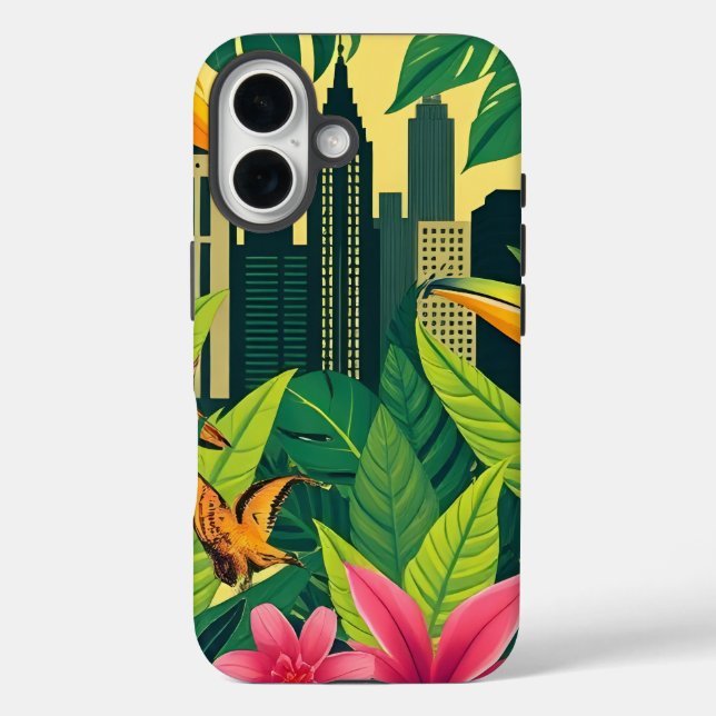 Urban Jungle Aesthetic Case-Mate iPhone Case (Back)