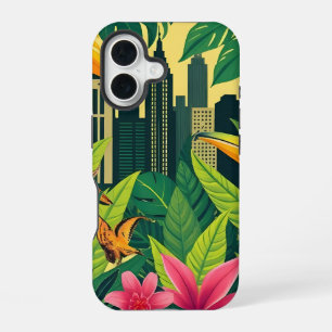 Urban Jungle Aesthetic iPhone 16 Case