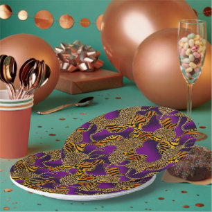 Urban Jungle Animal Print  Paper Plate