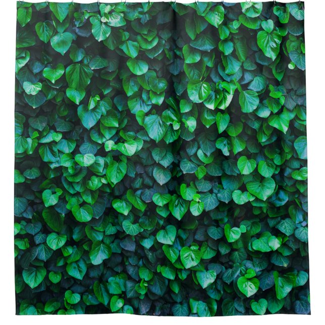 Urban jungle indoor gardening shower curtain (Front)