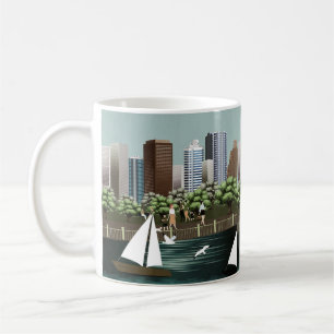 Urban landscape coffee mug