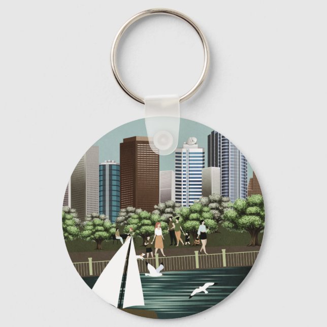 Urban landscape key ring (Front)