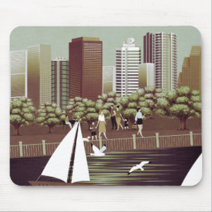 Urban landscape mouse pad