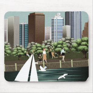 Urban landscape mouse pad
