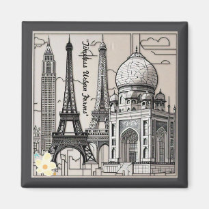 "Urban Landscapes" Magnet