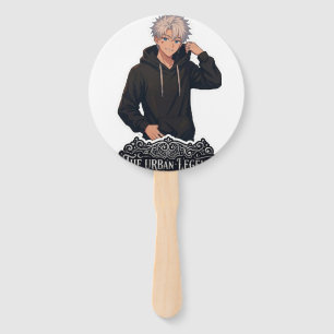 Urban Legend Anime Aesthetic - Cool Graphic Hand F Fan