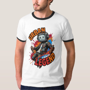 Urban Legend Screen Head Streetwear T-Shirt