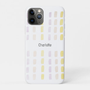 Urban Lilac Geometric Watercolor Monogrammed Case-Mate iPhone Case