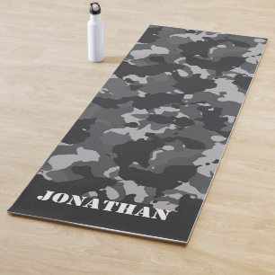 Urban Military Army Camouflage Personalized Custom Yoga Mat