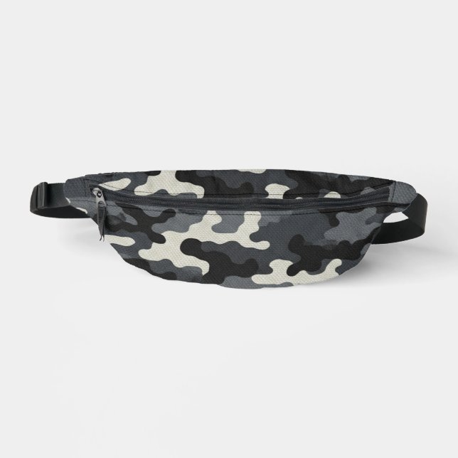 Urban Military Camouflage Pattern Bum Bags (Front)