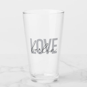 Urban, modern, simple, cool design Love Berlin Glass
