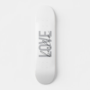 Urban, modern, simple, cool design Love Berlin Skateboard