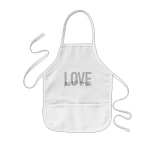 Urban, modern, simple, cool design Love Germany Kids Apron