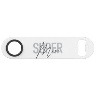 Urban, modern, simple cool design of Super Mum