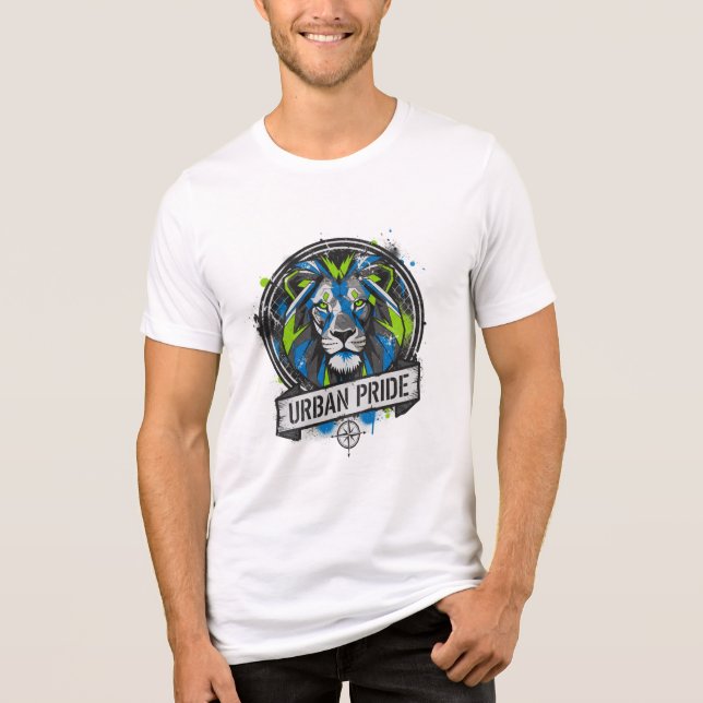 Urban Monarch Lion Tee** Tri-Blend Shirt (Front)
