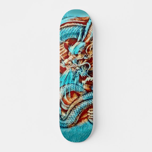 Urban Ninja Dragon Custom Pro Park Board Skateboard (Front)