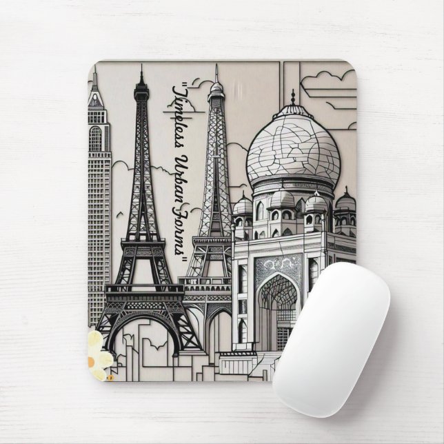 "Urban Oasis" Mouse Pad (With Mouse)