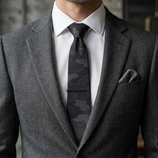 Urban Phantom Tactical Camouflage Pattern Tie