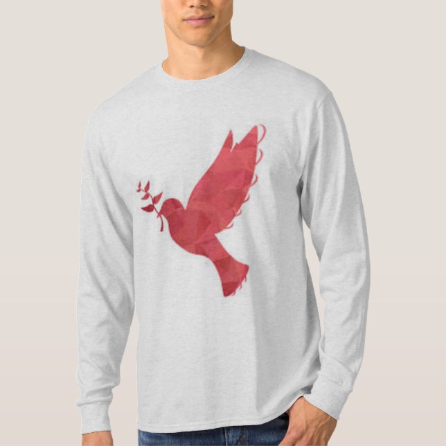 Urban Pigeon Tee - Street Style with a Feathered  (Front)