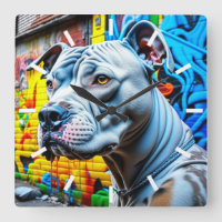 Urban Pitbull City Street Art Graffiti