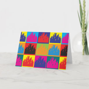 Urban Planning Pop Art Card