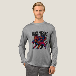 Urban Predator Dominate The Chaos Multi-Head Beast Tri-Blend Shirt