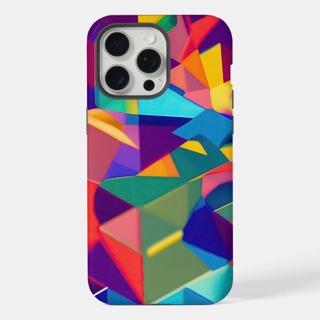 "Urban Prism: A City in Colour"  iPhone Case (Back)