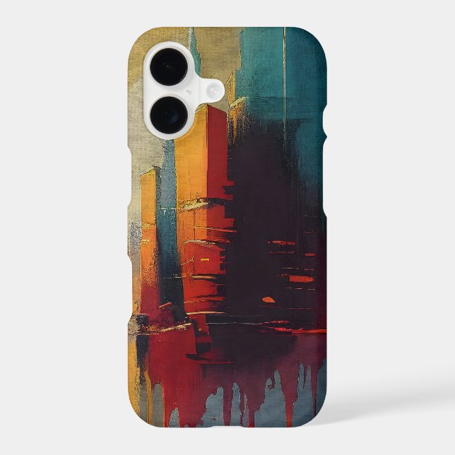 Urban Pulse – Abstract City In Vertical Rhythm (Back)
