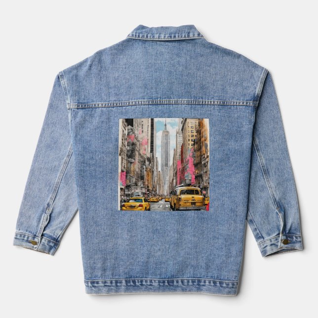 Urban Pulse Denim Jacket (Back)