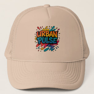 Urban Pulse – Vibrant Street Art Tee Trucker Hat