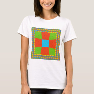 "Urban Quilt" European Geometric Pattern Art T-Shirt
