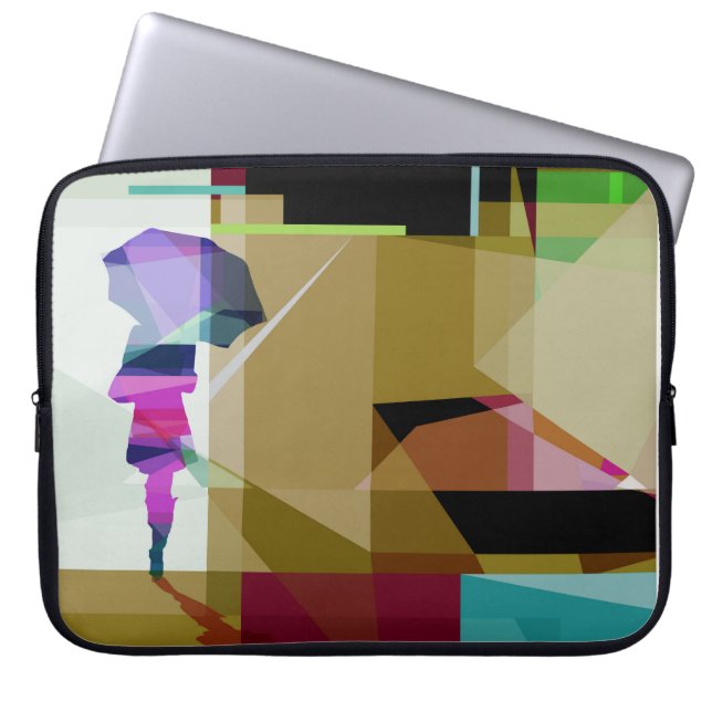Urban rain - laptop case (Front)
