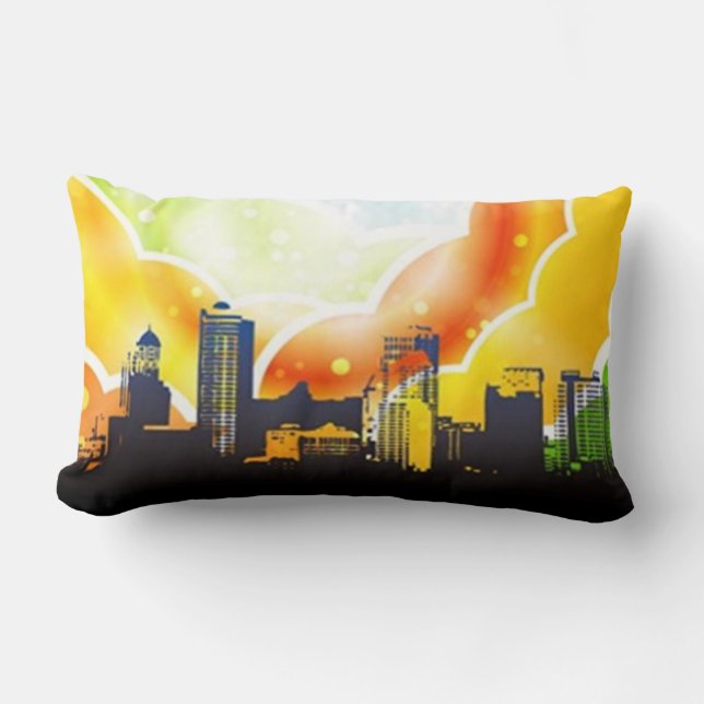 Urban Rainbow Pillow (Front)