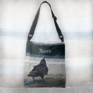 Urban Raven Shades of Grey and Black Crossbody Bag
