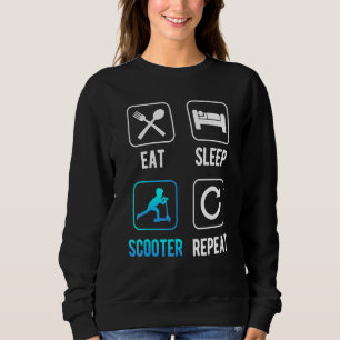 Urban Scooter And E-Scooter For Push And Kick Or S Sweatshirt
