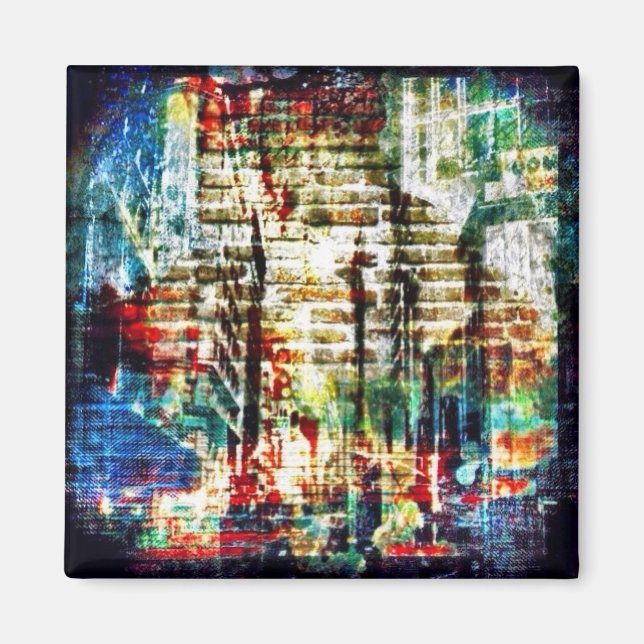 Urban Silhouette Magnet (Front)