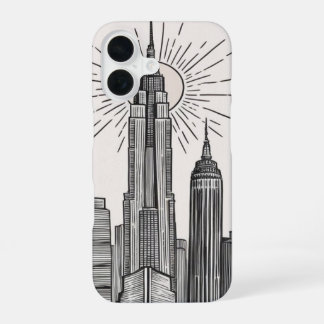 Urban skyline iPhone 16 case