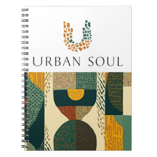 Urban Soul Minimalist Health and Wellness Notebook