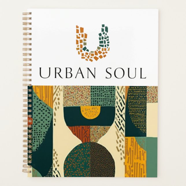Urban Soul Minimalist Health and Wellness Planner (Front)