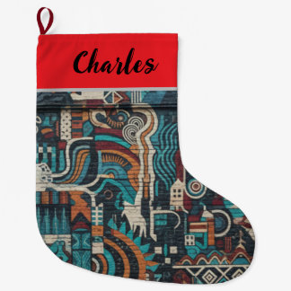 Urban Soul Patterns Christmas Stocking
