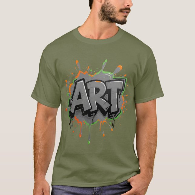 Urban Splash Art Graffiti Pulse Bold Street Expres T-Shirt (Front)