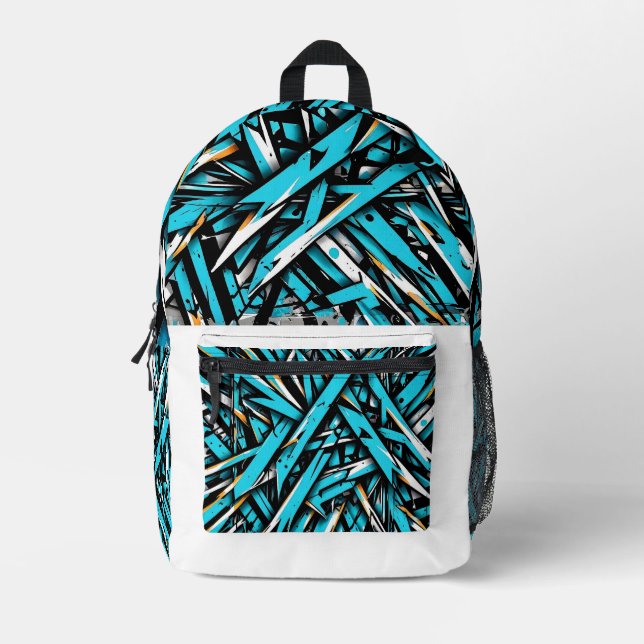 Urban Splash Cyan Backpack (Front)