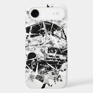 Urban Street Art Abstract Shattered Vintage Van
