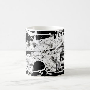 Urban Street Art Abstract Shattered Vintage Van Coffee Mug