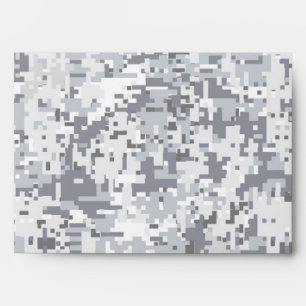 Urban Style Grey Digital Camouflage Envelope