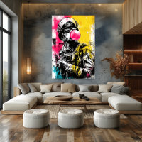 Urban Tactical Figure With Bubblegum Contemporary
