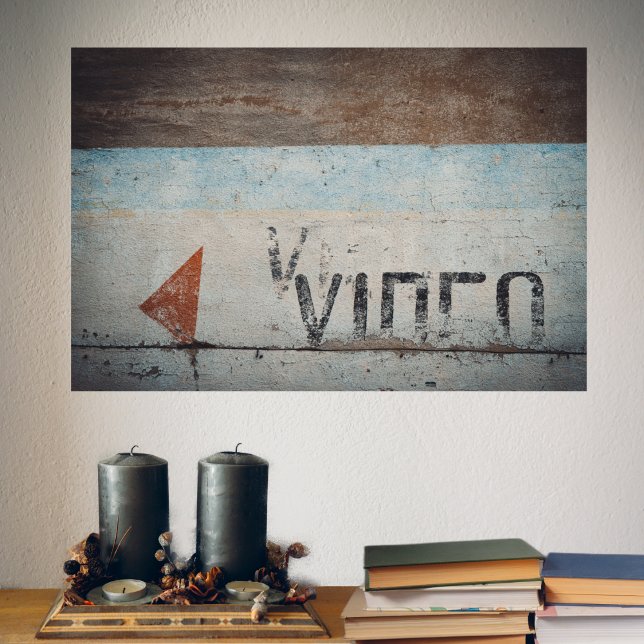 Urban-themed loft style cinephile movie lovers  poster (Creator Uploaded)